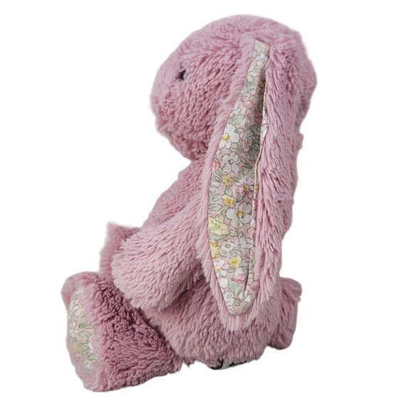 Jellycat Blossom Bunny Tulip Plush Pink Purple 12" Flower Ears & Feet Bobtail - Picture 4 of 10